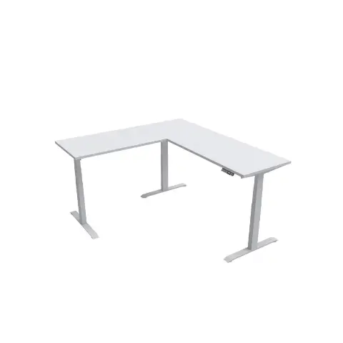 Mesa altura ajustable en L